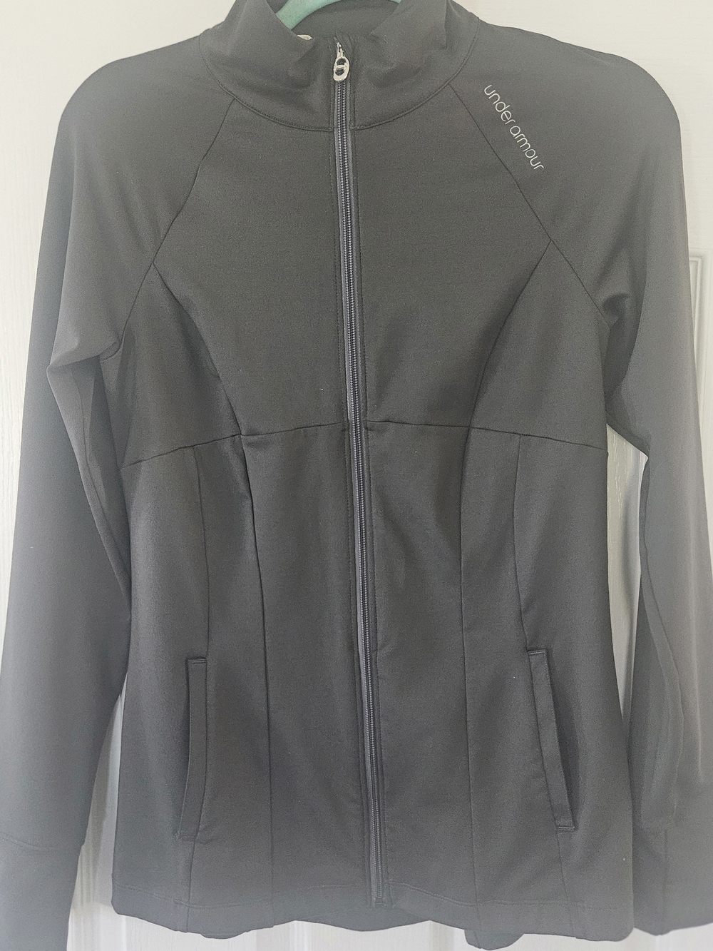 Under Armour Women's Dark Gray Full-Zip Jacket